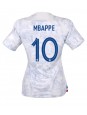 Billige Frankrike Kylian Mbappe #10 Bortedrakt Dame VM 2022 Kortermet